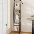 Hzuaneri Ladder Shelf, Bookshelf Bookcase, Freestanding Corner Storage Shelve by Hzuaneri
