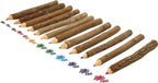 BSIRI Bark 7 Inch Colors Pencils Set Assorted-Stick Twig of Wood Pencils - Image 4