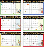 Current 2026 Desk Calendar Pad | Mary Englebreit, 11" x 16-1/4", Large 24-Month, Bookstore-Quality, For Kitchen & Office