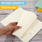 Honoson 20 Pack Lined Journal Notebooks A5 Hardcover Executive Notebook 5.5" x - Image 4