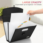 Uquelic 26 Pockets Expanding File Folder Organizer - Image 6