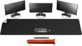 Mydours 79" x 20" Super Large Desk Mat, PU Leather & Cork Desk Pad, Extra Large by Mydours