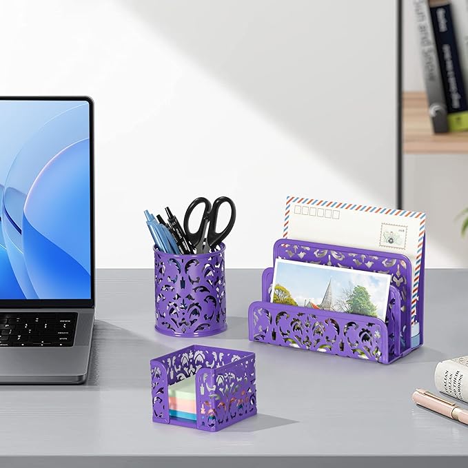 EasyPAG Desk Organizers and Accessories 3 Pieces Office Organizer Set - Image 9