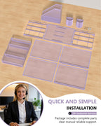 wali desk file organizer, 4 tier desktop paper, view 9