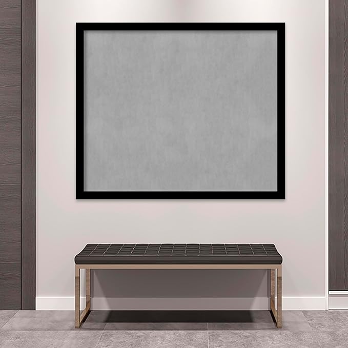 Amanti Art Black Framed Magnetic Board 43x51 Oversize Vision Board - Image 5