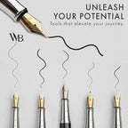 Wordsworth & Black Fountain Pen Gift Set, Includes Ink Bottle, 6 Ink Cartridges - Image 5