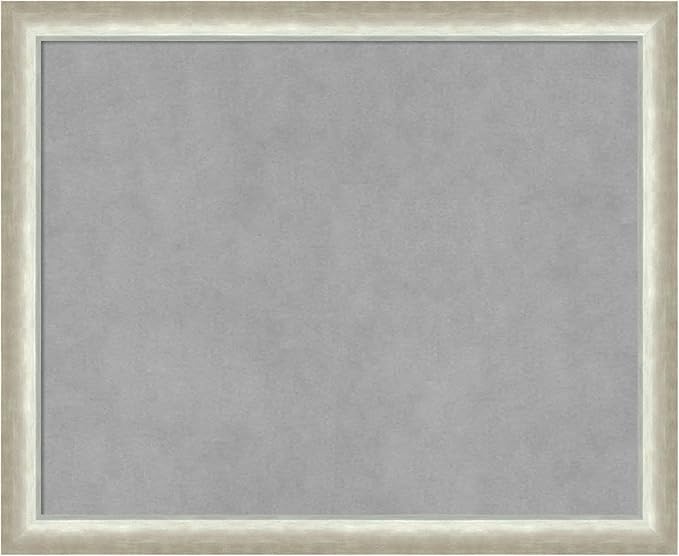 Amanti Art Silver Framed Magnetic Board 18x22 Small Vision Board by AmantiArt