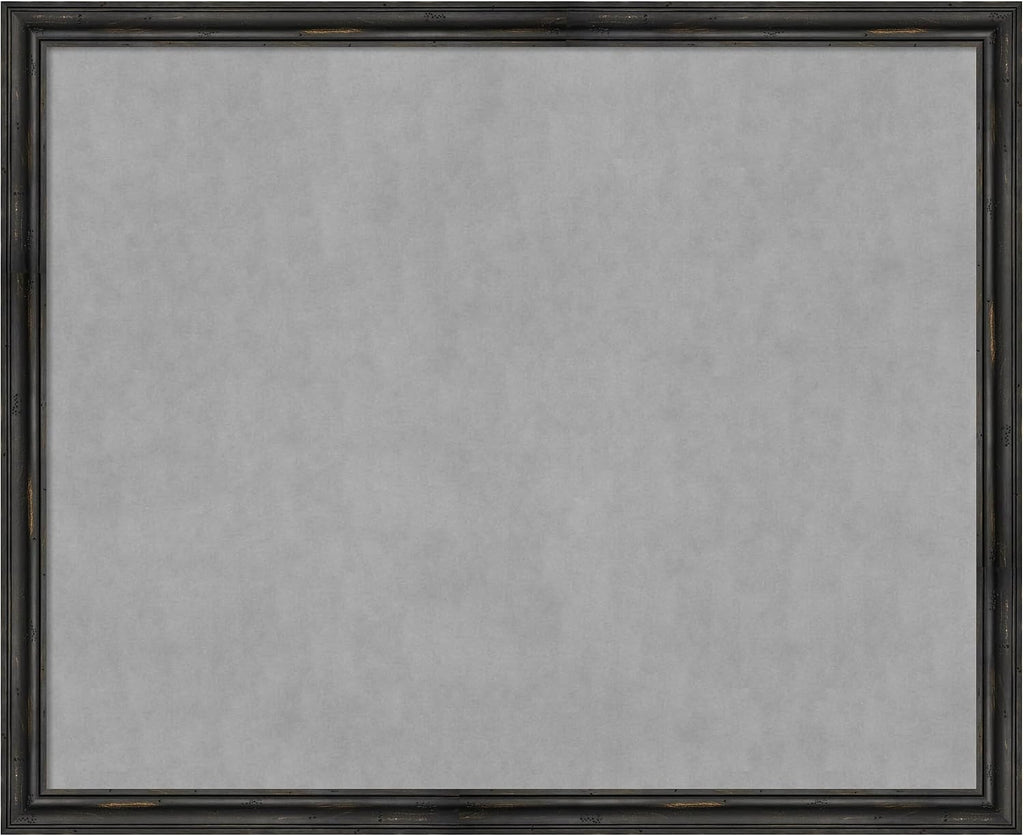 Amanti Art Black Framed Magnetic Board 35x43 X-Large Vision Board