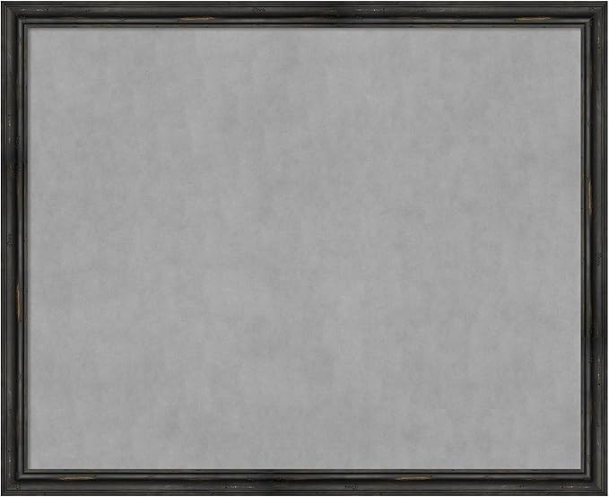 Amanti Art Black Framed Magnetic Board 35x43 X-Large Vision Board by AmantiArt