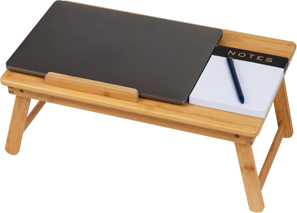 Mind Reader Lap Desk, Laptop Stand with Folding Legs for Bed Dorm Room and Ho...