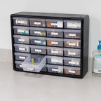 Akro-Mils 24-Drawer Plastic Drawer Storage Cabinet - Image 9