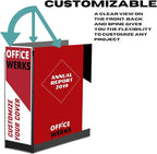 3 Ring Binder, Professional D Ring Binder 5 Inch, Presentation Folder - Image 4