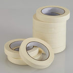 Lichamp Masking Tape 10 Pack General Purpose Beige White Color, 0.75 inch x 55 - Image 2