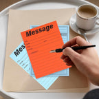 9 Pieces Phone Message Pads for Office Sticky Notes, Telephone Message Pads - Image 6