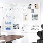 Neatsure Large Cork Board for Wall, 12 Panels Felt Tiles Tack Push Pin Board - Image 5