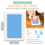 Clean Touch Ink Pad for Baby Handprints and Footprints – Inkless Infant Hand & - Image 2