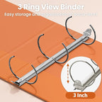 SUNEE 3 Ring Binder 3 Inch 1 Pack - Image 3
