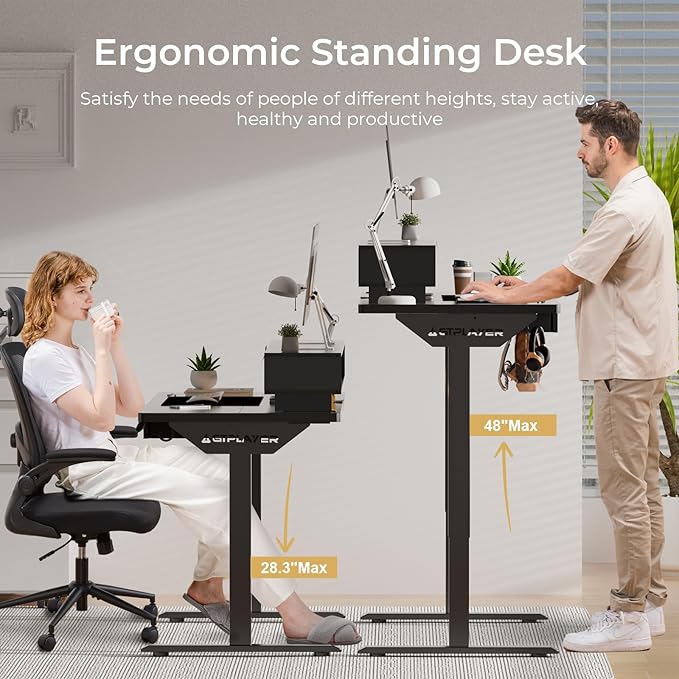 GTPLAYER Electric Standing Desk - Image 3