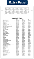 AT-A-GLANCE 2024 Daily Desk Pad Calendar Refill, 5" x 8", Large, Style (E4585024)