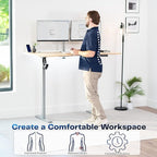 VIVO Electric 63 x 32 in Standing Desk, Memory Height Adjustment, 1B Series - Image 4