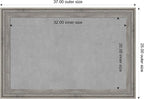 Amanti Art Grey Framed Magnetic Board 25x37 Large Vision Board - Image 4