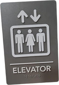 USA Made - Men's and Women's Restroom Signs ADA-Compliant Bathroom Door Signs by RockRidge
