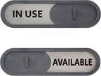 GEEKBEAR In Use Available Slider Door Sign by GEEKBEAR