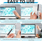 2 Pack Computer Monitor Memo Board, Acrylic Computer Monitor Sticky Note Holder - Image 3