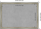 Amanti Art Silver Framed Magnetic Board 18x26 Medium Vision Board - Image 3