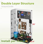 devoko 50 cu ft outdoor storage cabinet shown in use
