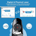 2 in 1 USB Type C Spotlight Presentation Clicker, Advanced Digital Highlighting - Image 3
