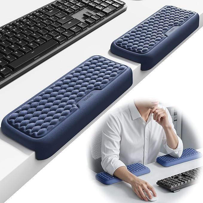 Vaydeer 2Pcs Elbow Pad for Desk, L-Shaped Arm Rest Desk Edge Cushion, Ergonomic by Vaydeer