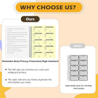 2 Pack Visitor Badges with Carbon Copy Visitor Stickers Letter Size Visitor Log - Image 3