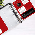 2 Pack of 5 Inch 3 Ring Binder - Image 3