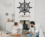 Personalized Wheel Ship Metal Sign, Custom Nautical Wall Decor, Custom Ship - Image 5