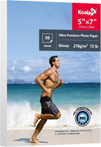 Koala Ultra Premium Photo Paper 5x7 In Glossy Photo Printer Paper by KOALAPAPER