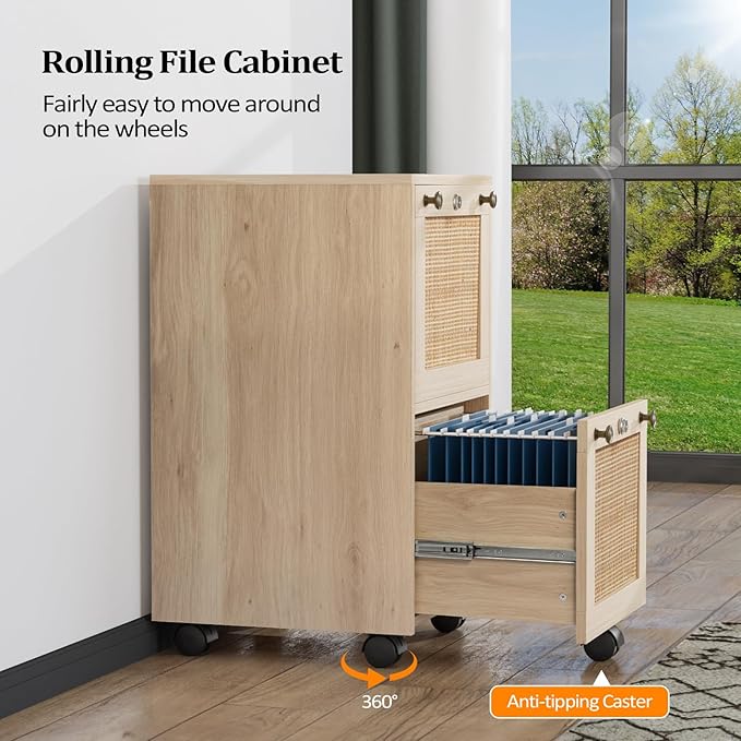 VINGLI 2 Drawer File Cabinet - Image 6