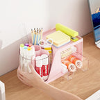 Marbrasse Desk Organizer with 2 Drawer, 360°Rotating Pen Holder, Desk - Image 6