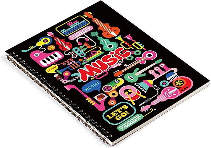 MAXCURY Blank Sheet Music Composition Manuscript Staff Paper Art Music Notebook - Image 7