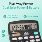 M&G Desk Calculator 12 Digit Office Calculators - Image 3