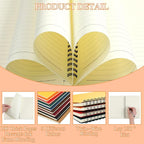Yahenda 36 Pcs Spiral Notebook Bulk A5 Journal Lined 8.3'' x 5.5'' Writing - Image 3