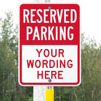 SmartSign 24 x 18 inch Custom “Reserved Parking” Metal Sign - Image 3