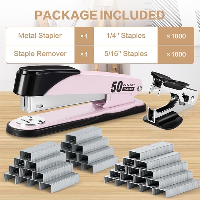 Deli Stapler Heavy Duty, Full Strip Staplers - Image 3