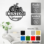 Custom Motorcycle Metal Signs Personalized Biker Name Sign Custom Garage Decor - Image 4