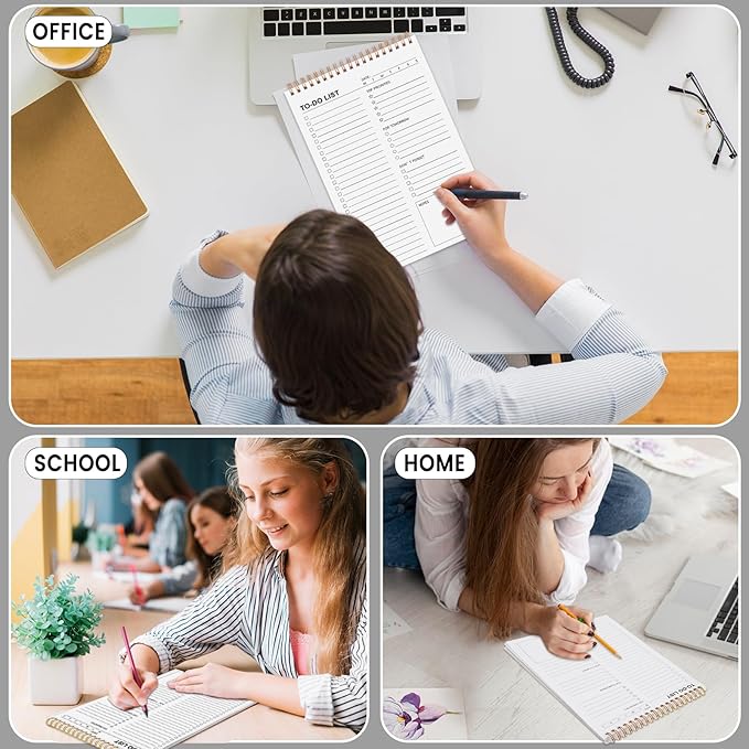 To Do List Notepad, 120 Pages 8.5x11" To Do List Notebook Undated Daily Planner - Image 6