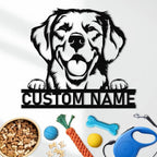 Dyoart Custom Dog Metal Signs by Dyoart
