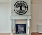 Personalized Tree of Life Metal Wall Art | Custom Monogram Family Last Name - Image 4