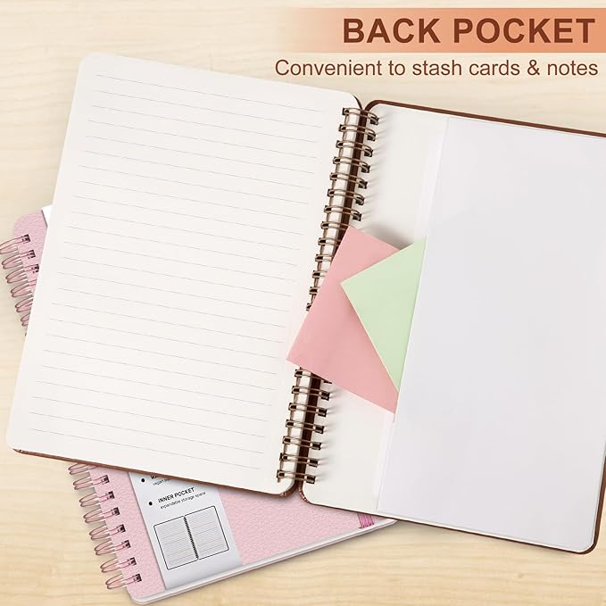 ABERLLS Brown Lined Spiral Journal Notebook - Image 5