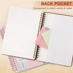 ABERLLS Brown Lined Spiral Journal Notebook - Image 5