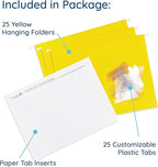 Blue Summit Supplies Hanging File Folders, 25 Reinforced Hang Folders, Designed - Image 2